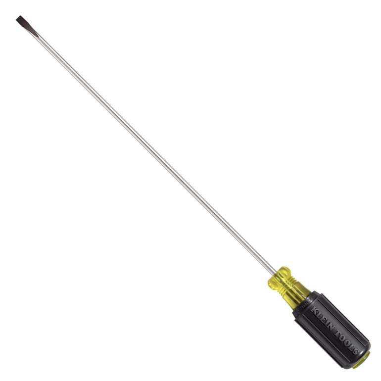 Klein 601-10 3/16" Cabinet-Tip  Screwdriver  10" Round-Shank