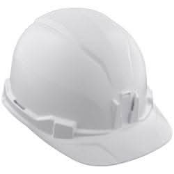 Klein Tools 60100 Hard Hat, Non-Vented, Cap Style, White