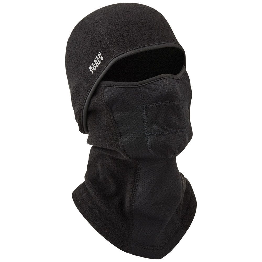 Klein Tools 60132 Wind Proof Hinged Balaclava, Black