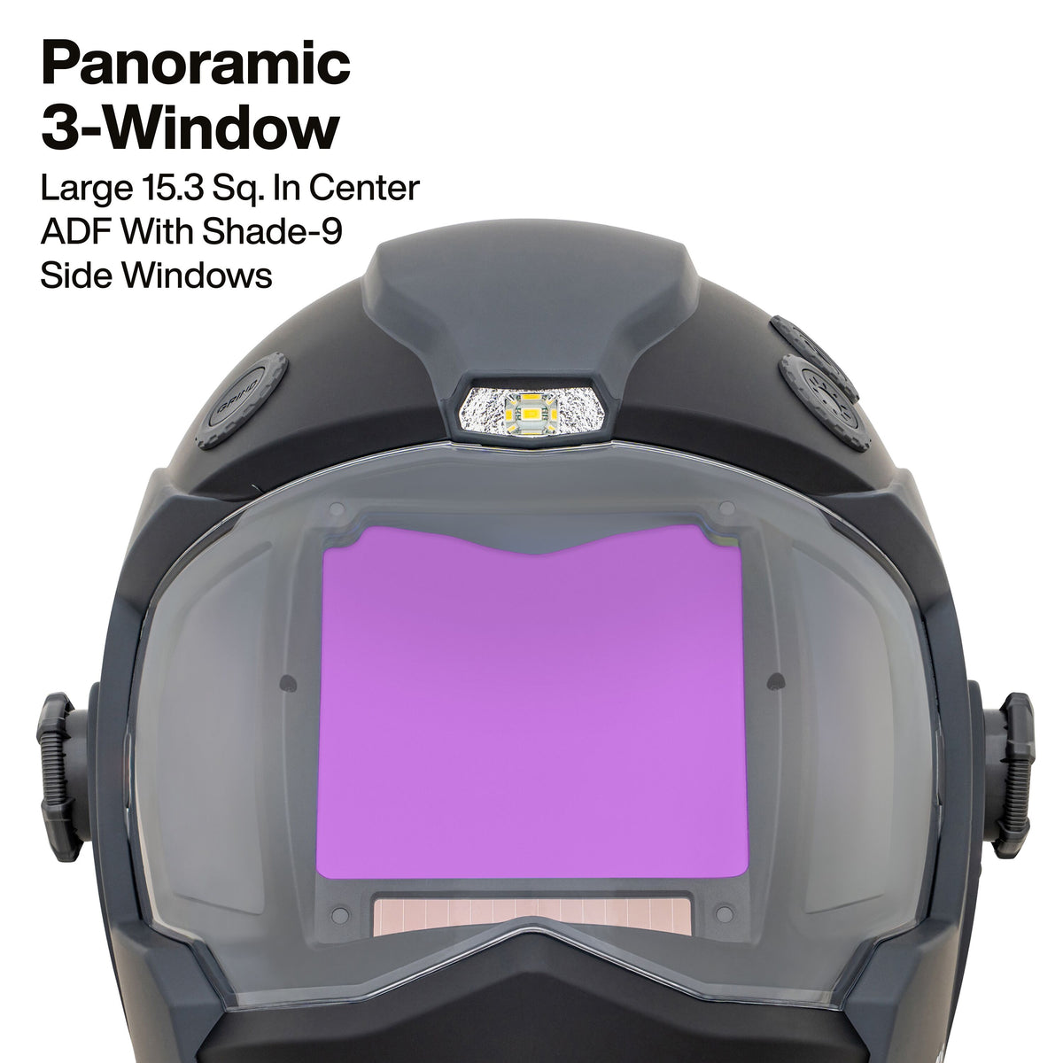 Klein Tools 60141 Phoenix welding helmet LED headlamp with auto work light mode