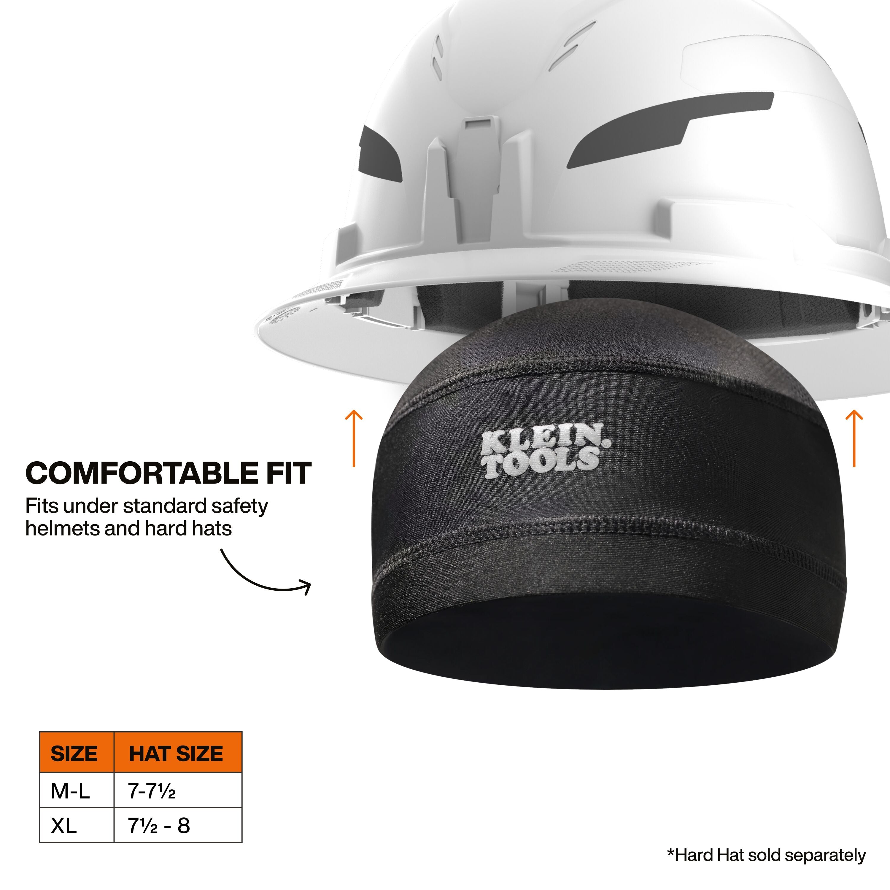 Klein Cooling Helmet Liner, Medium/Large (60181)