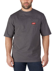 Milwaukee 601G Gray Short Sleeve Heavy Duty Pocket Tee