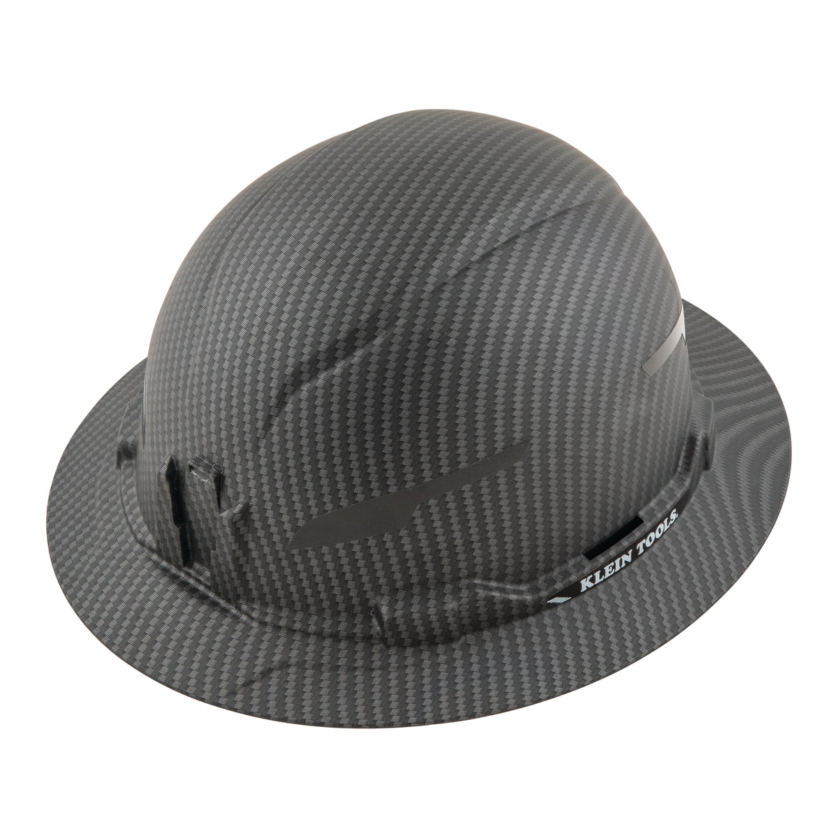 Klein Tools Hard Hat, Premium KARBN Pattern, Non-Vented Full Brim, Class E (60345)