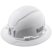 Klein Tools 60400 Hard Hat, Non-Vented, Full Brim Style, White