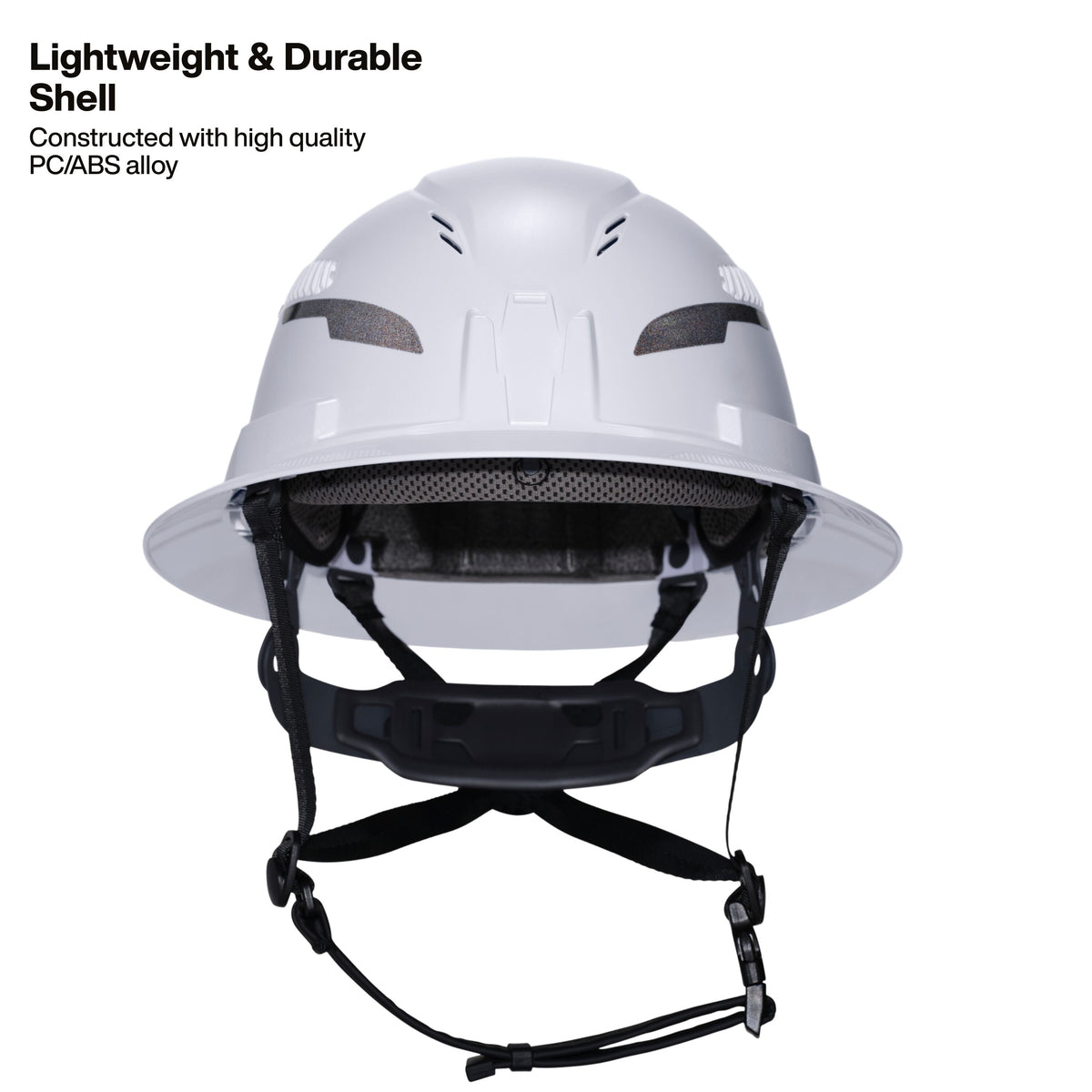 Klein Tools Class C Type-2 Hard Hat, Vented Full Brim with Strap, Yellow (60262T2) washable sweatband and top pad