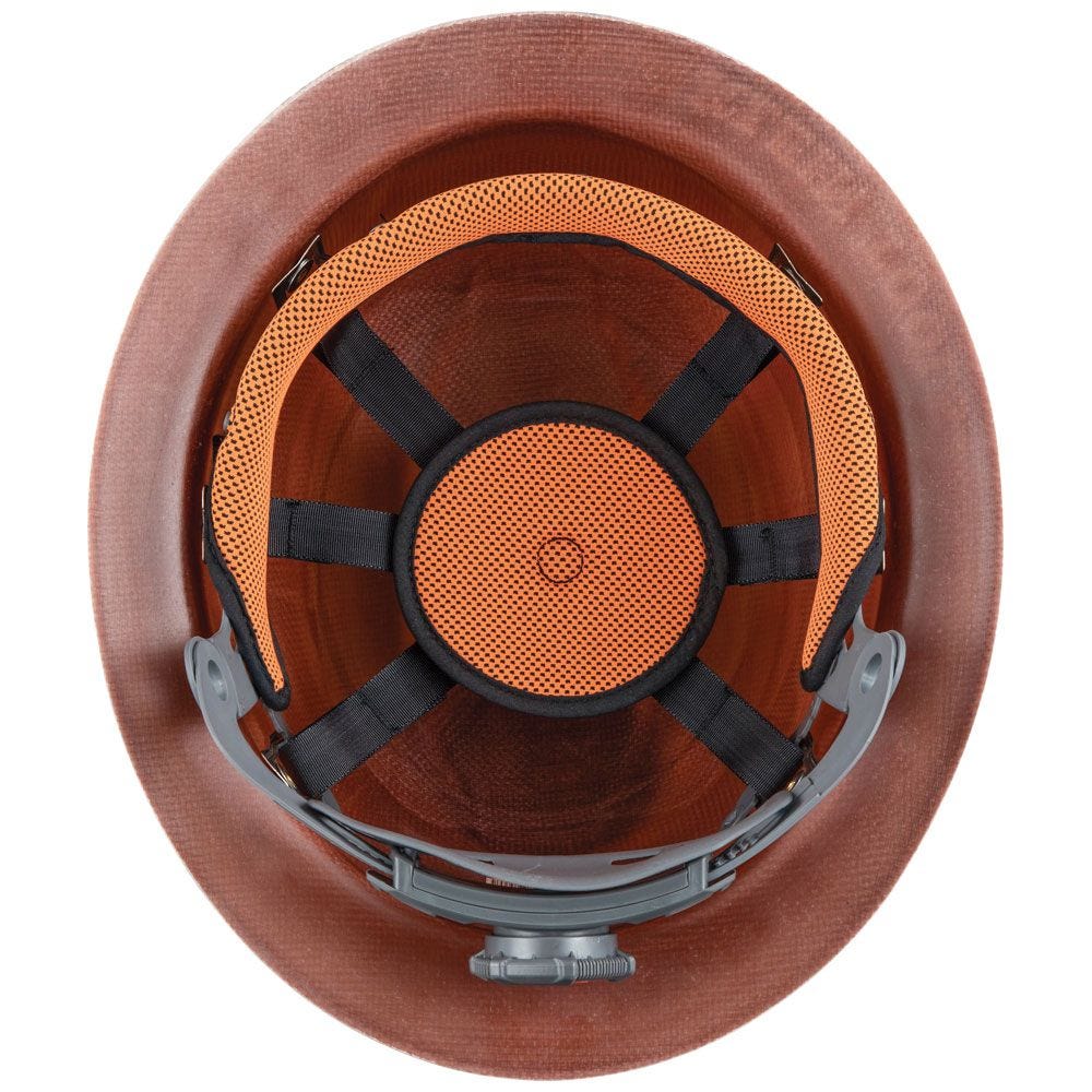 Klein Tools 60447 KONSTRUCT Series Full-Brim Class G Hard Hat with Rechargeable Headlamp