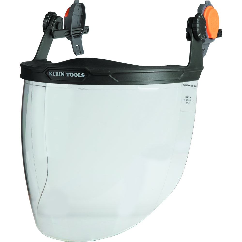 Klein Tools 60472 Face Shield, Safety Helmet and Cap-Style Hard Hat, Clear