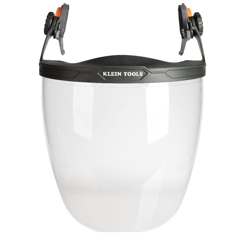 Klein Tools 60472 Face Shield, Safety Helmet and Cap-Style Hard Hat, Clear