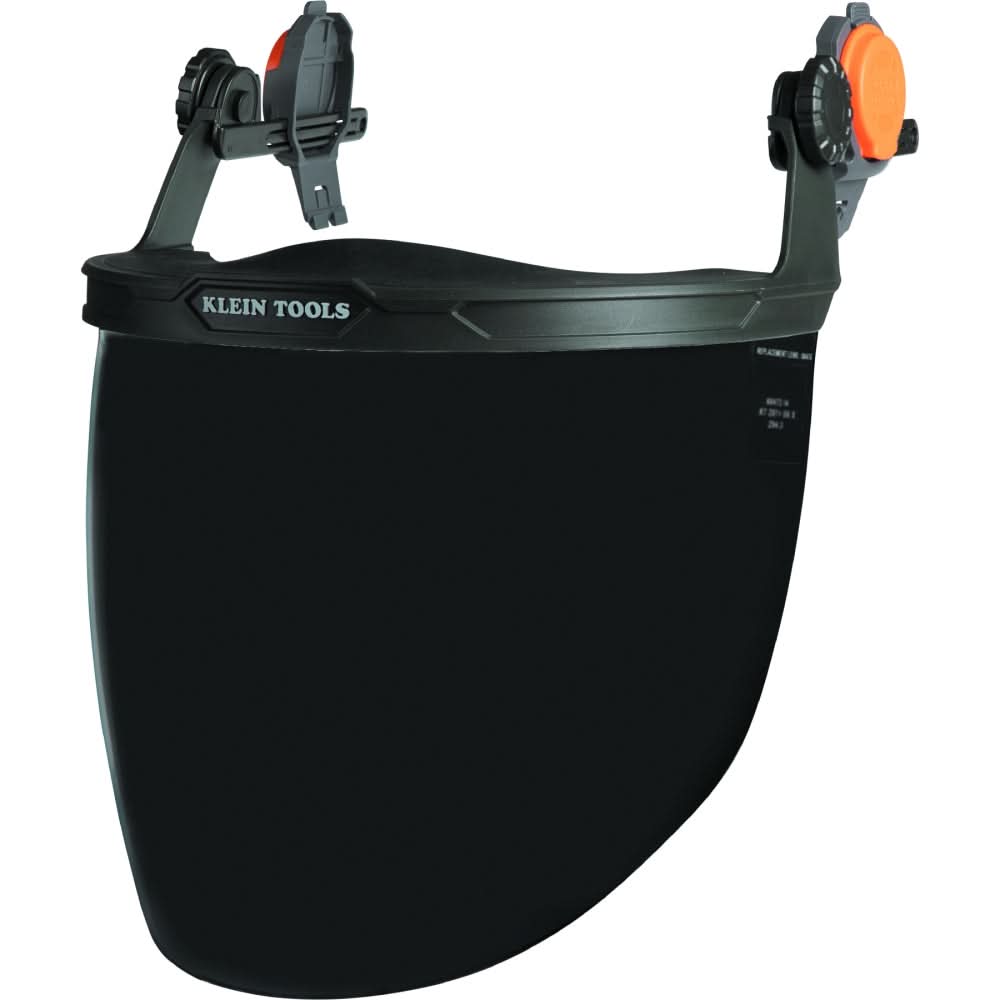 Klein Tools 60473 Face Shield, Safety Helmet and Cap-Style Hard Hat, Gray Tint