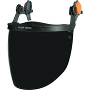 Klein Tools 60473 Face Shield, Safety Helmet and Cap-Style Hard Hat, Gray Tint