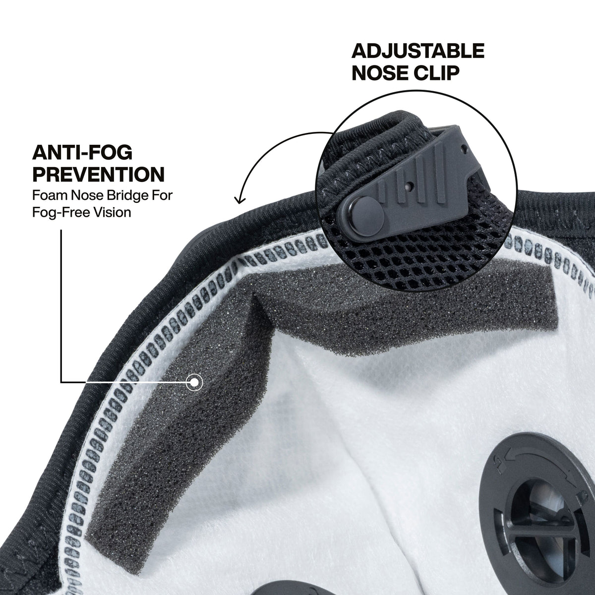 Klein Tools 60506 face mask lightweight high-density polyester mesh facepiece