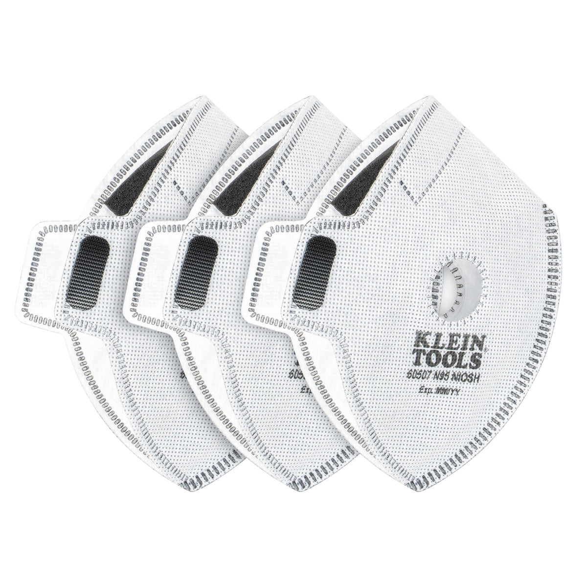 Klein Tools 60507 N95 replacement filters, 3-pack, for the Klein 60506 reusable face mask