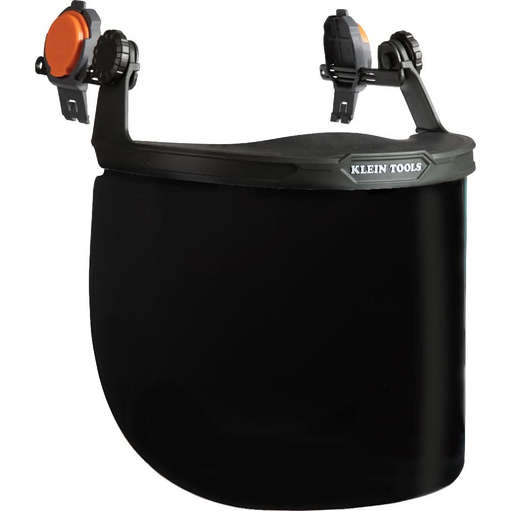 Klein Tools 60529 Face Shield, Full Brim Hard Hat, Gray Tint