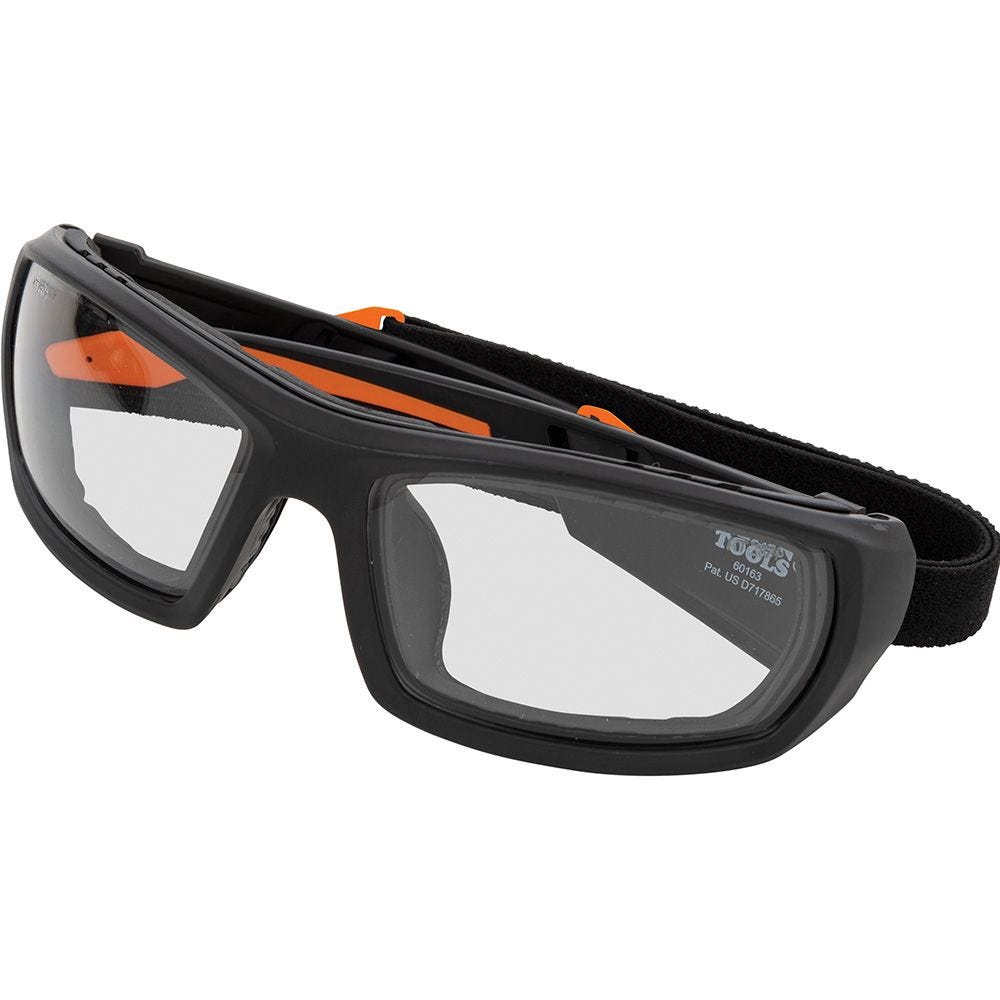 Klein Tools 60538 Professional Full-Frame Gasket Safety Glasses, Indoor/Outdoor Lens