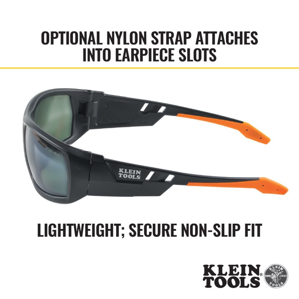 Klein Tools 60539 Professional Full-Frame Safety Glasses, Polarized Lens