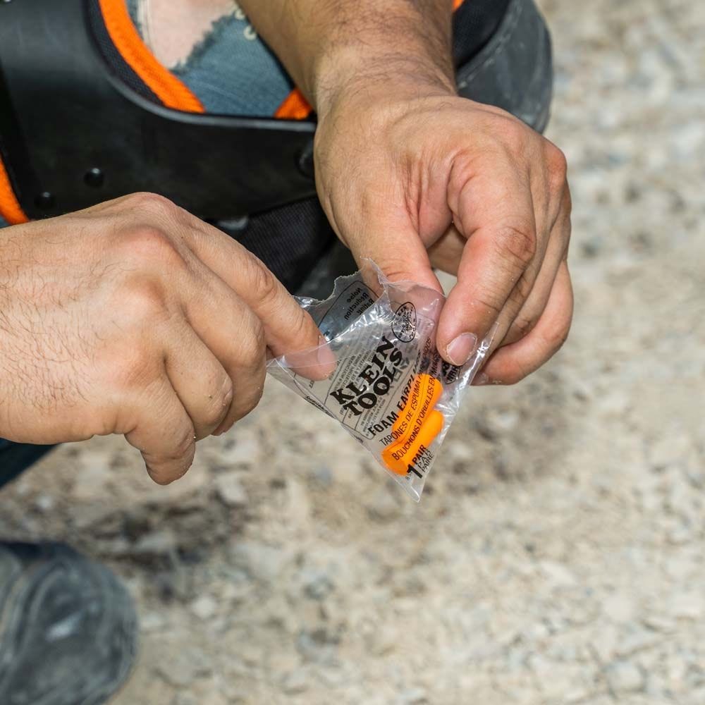 Klein Tools 6054050 Foam Earplugs, 50-Pair