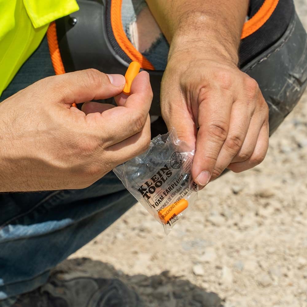 Klein Tools 6054050 Foam Earplugs, 50-Pair