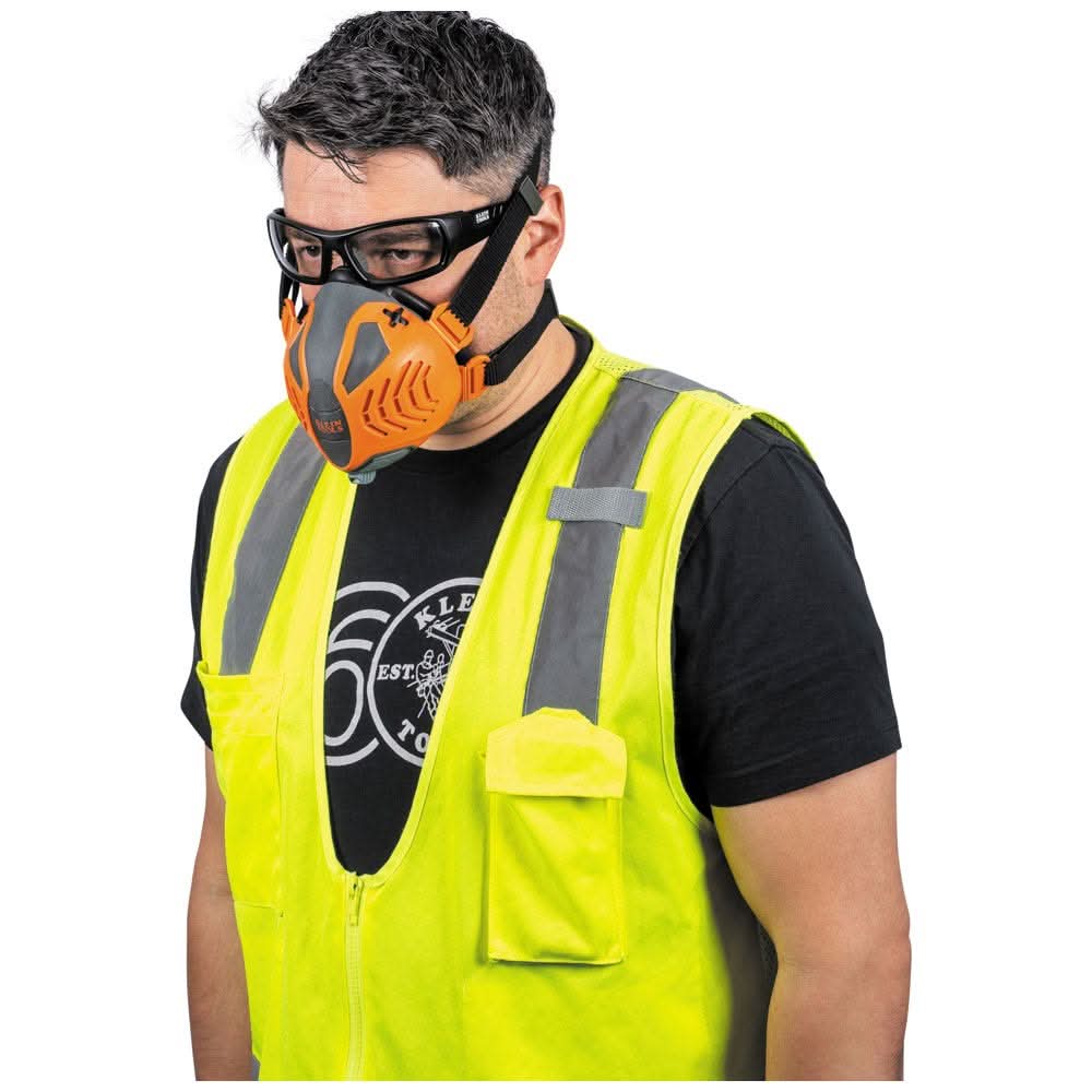 Klein Tools 60553 P100 Half-Mask Respirator, S/M