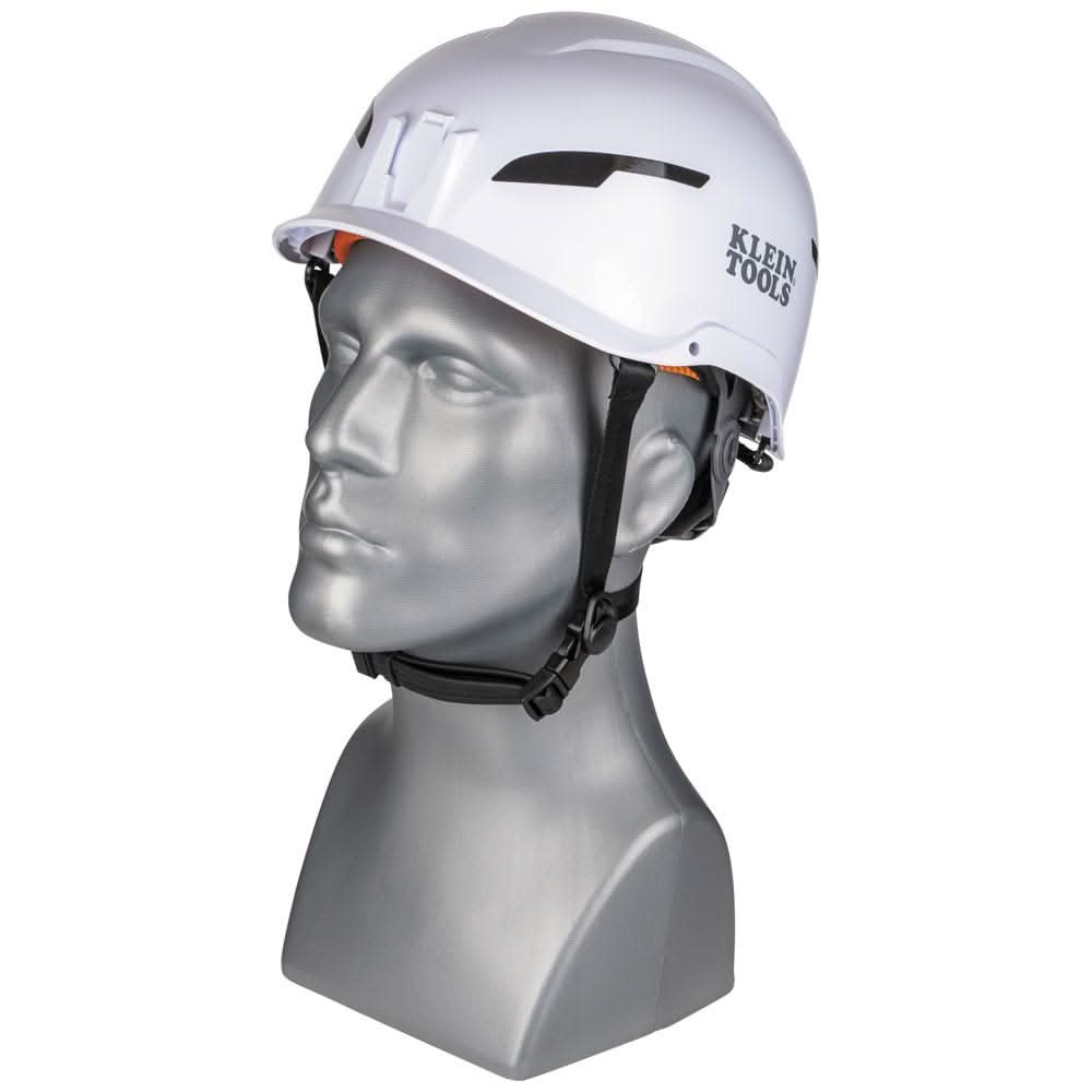 Klein Tools 60564 Safety Helmet, Type-2, Non-Vented Class E, White