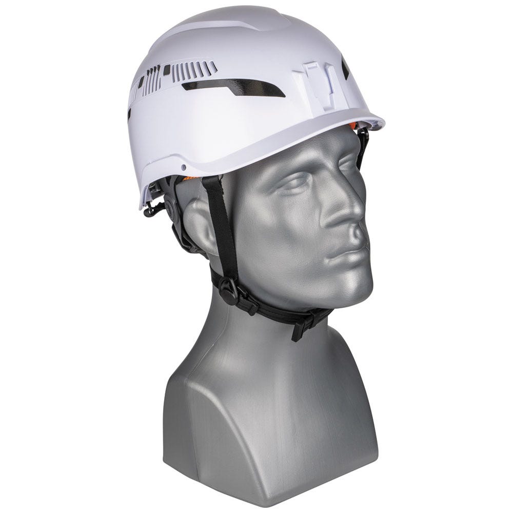 Klein Tools 60565 Safety Helmet, Type-2, Vented Class C, White