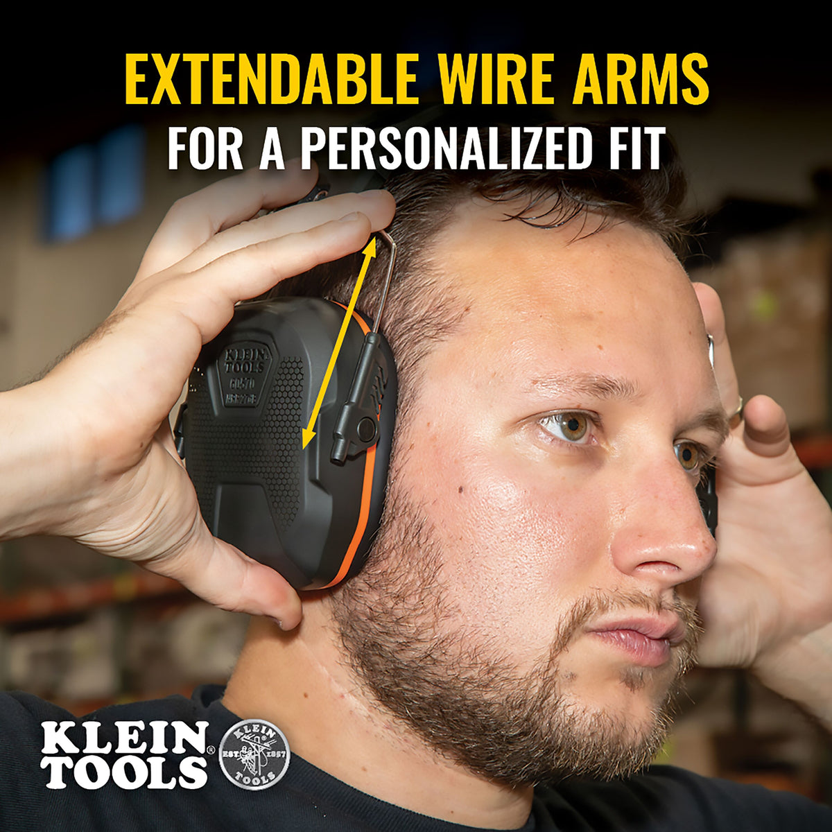 Klein ear muffs vented headband