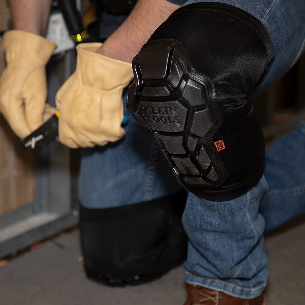 Klein Tools 60615 Heavy Duty Knee Pad Sleeves, S/M
