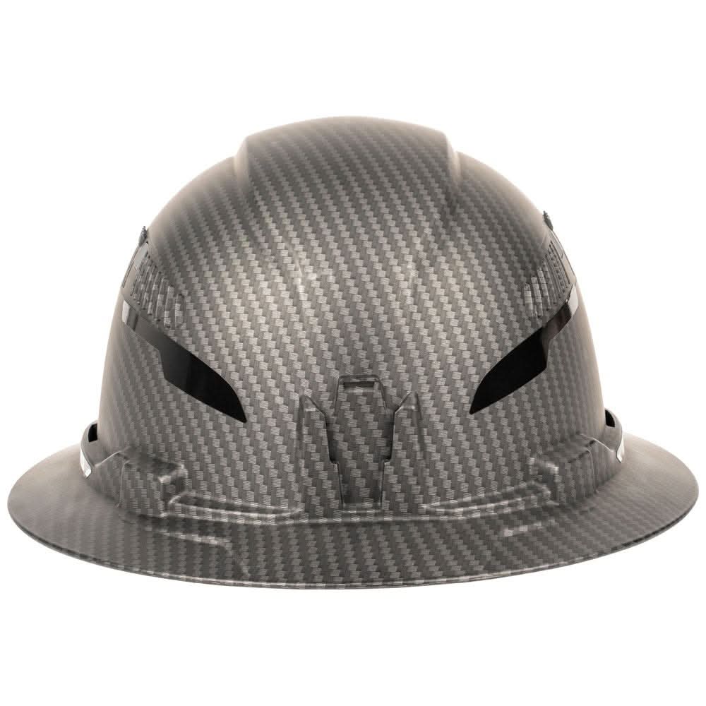 Klein Tools 60626 Hard Hat, Premium KARBN Pattern, Vented Full Brim, Class C