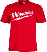 Milwaukee Heavy Duty Short Sleeve Red T-Shirt with Logo