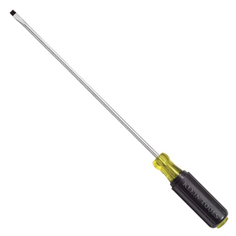 Klein 608-6 1/8" Cabinet Tip Miniature Screwdriver - 6" Round Shank