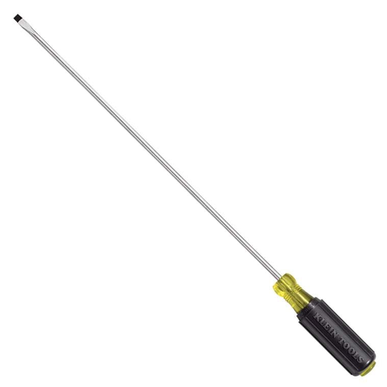 Klein 608-8 1/8" Cabinet Tip Miniature Screwdriver - 8" Round Shank