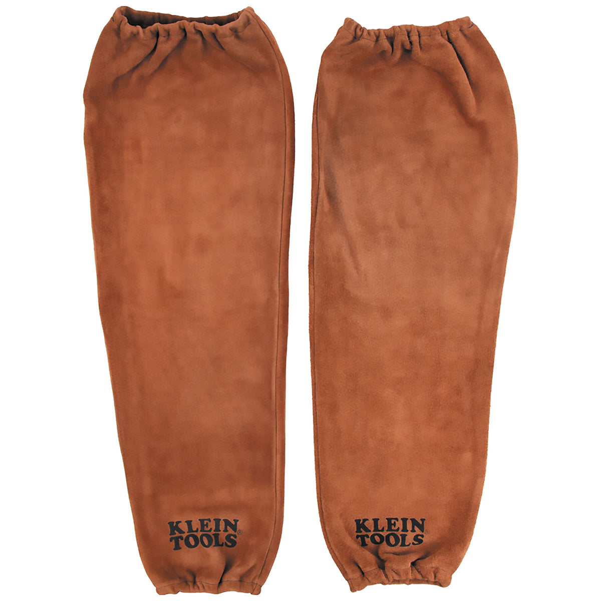 Klein leather welding sleeves front view