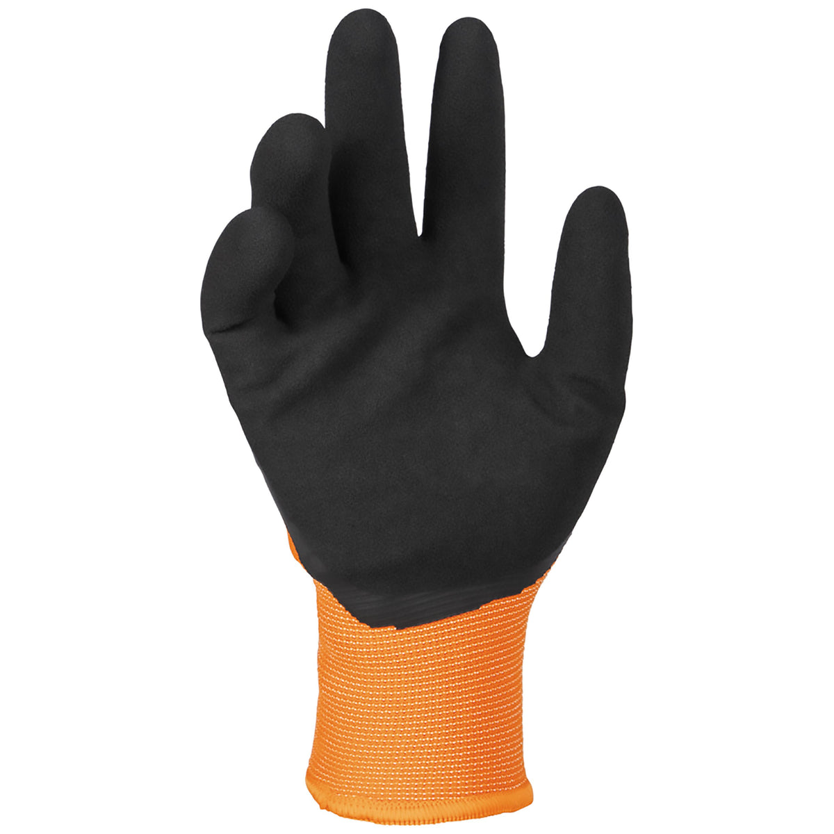 Klein winter knit dipped glove palm side