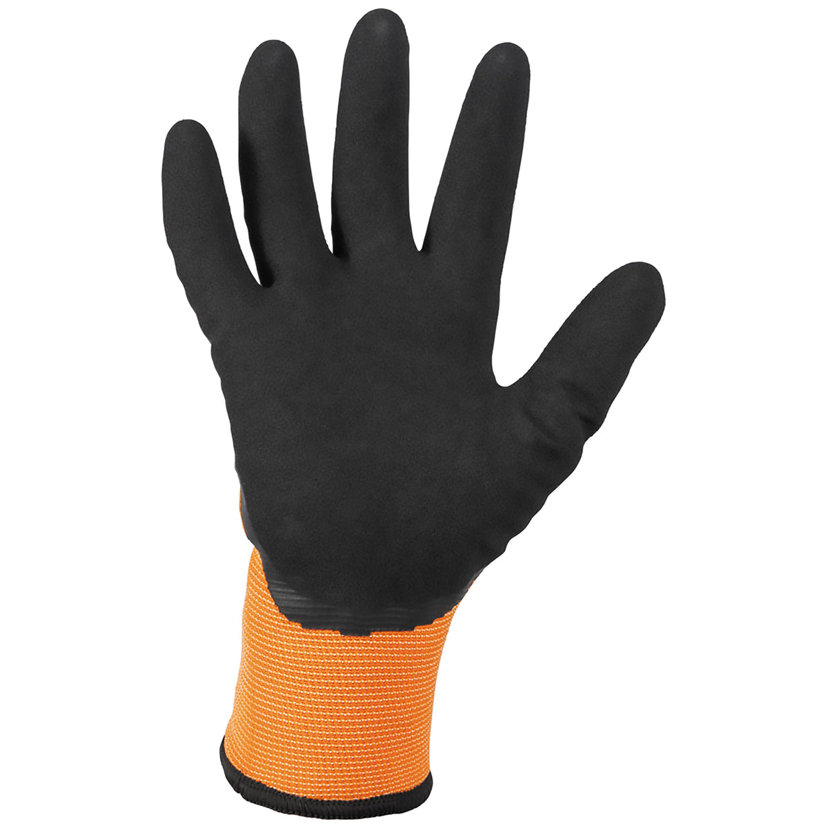 Klein winter knit dipped glove palm side