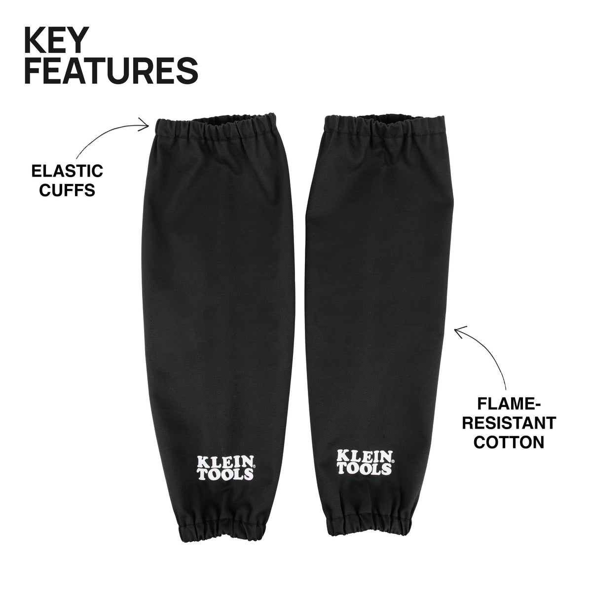 Klein cotton welding sleeves elastic cuff detail