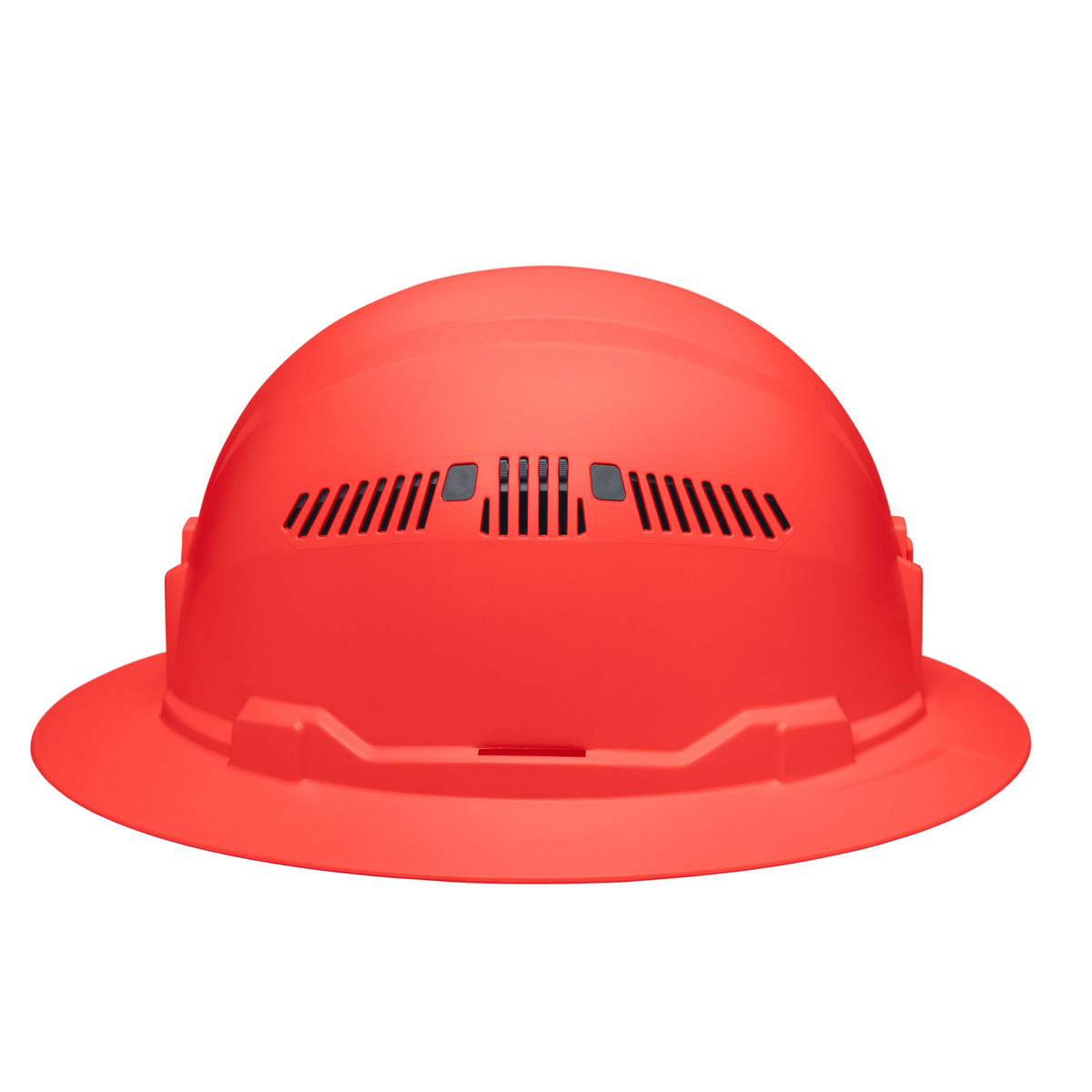 Klein Tools 60861BR orange full brim hard hat interior view