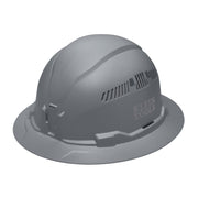 Klein Vented Full Brim Hard Hat Gray 60864BR