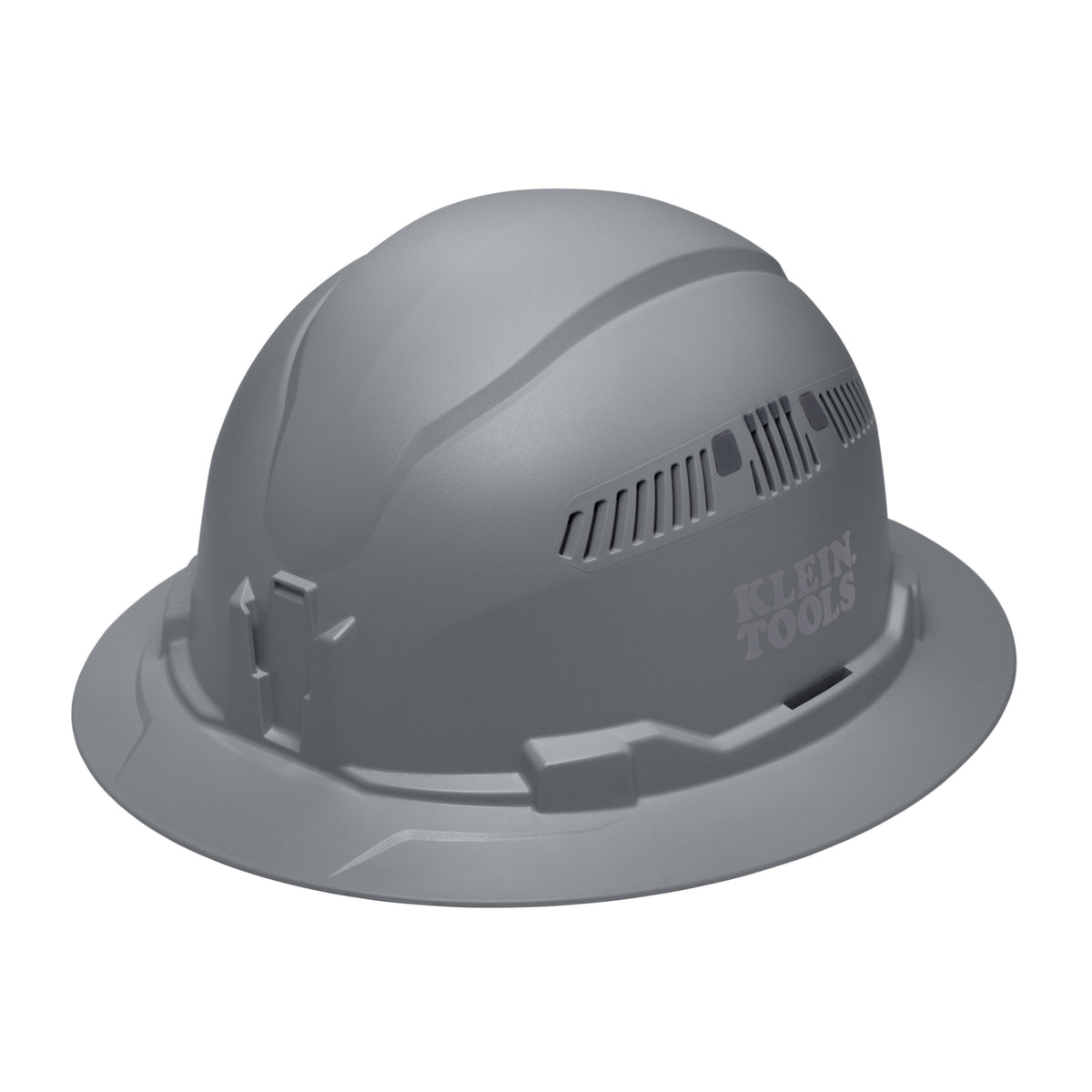Klein Vented Full Brim Hard Hat Gray 60864BR
