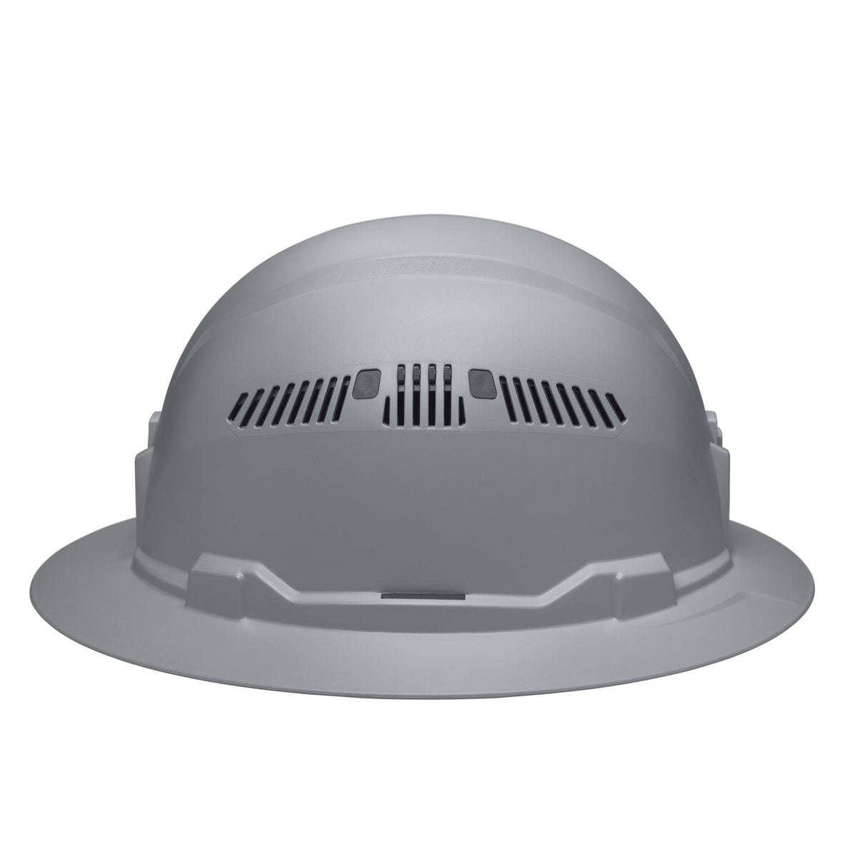 Klein gray vented hard hat suspension view