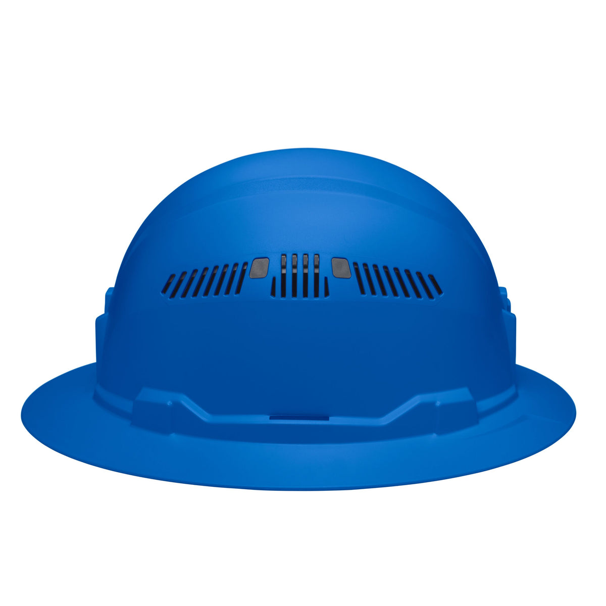 Klein blue vented hard hat suspension view