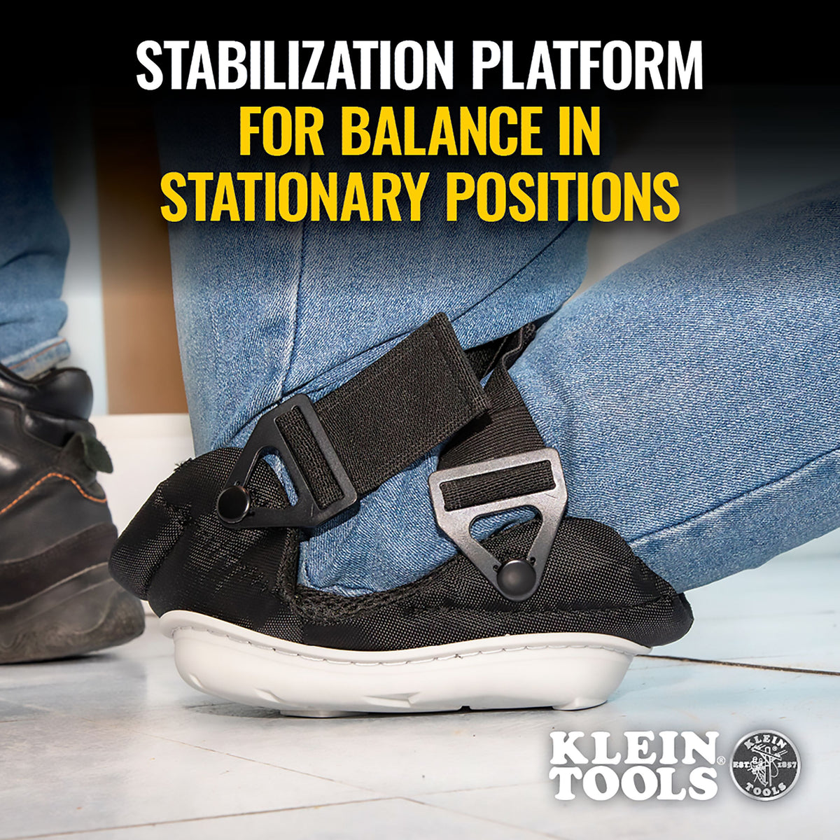 Klein Non-Marring Semi-Round Stabilizer Knee Pad - view 3