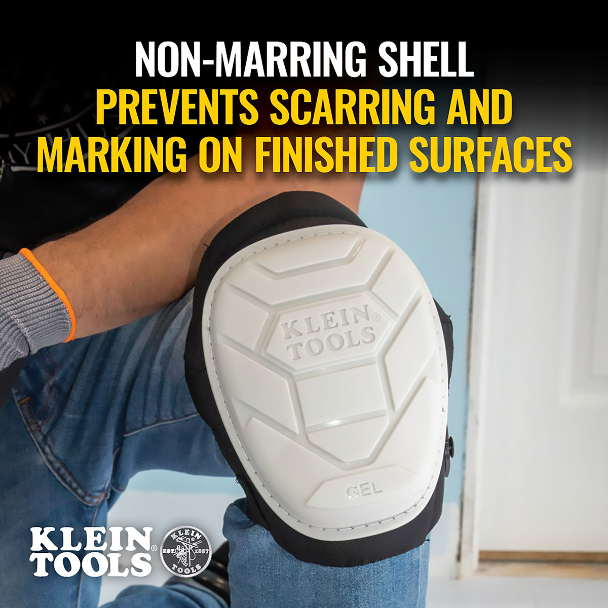 Klein Non-Marring Semi-Round Stabilizer Knee Pad - view 4