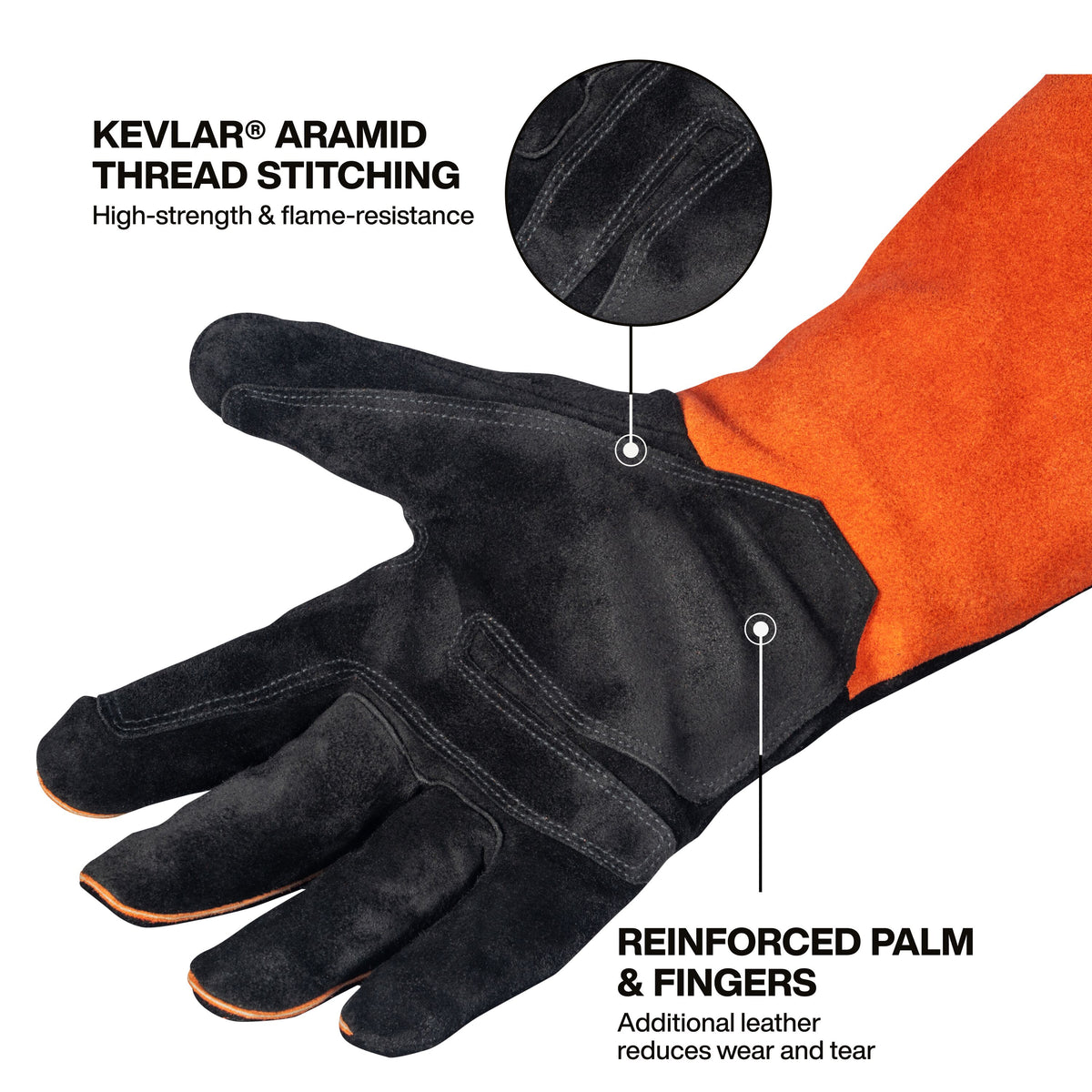Klein MIG Welding Gloves 60914 fleece liner