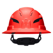 Klein Tools 60931T2 Class C Type 2 vented full brim hard hat with chin strap, high visibility orange