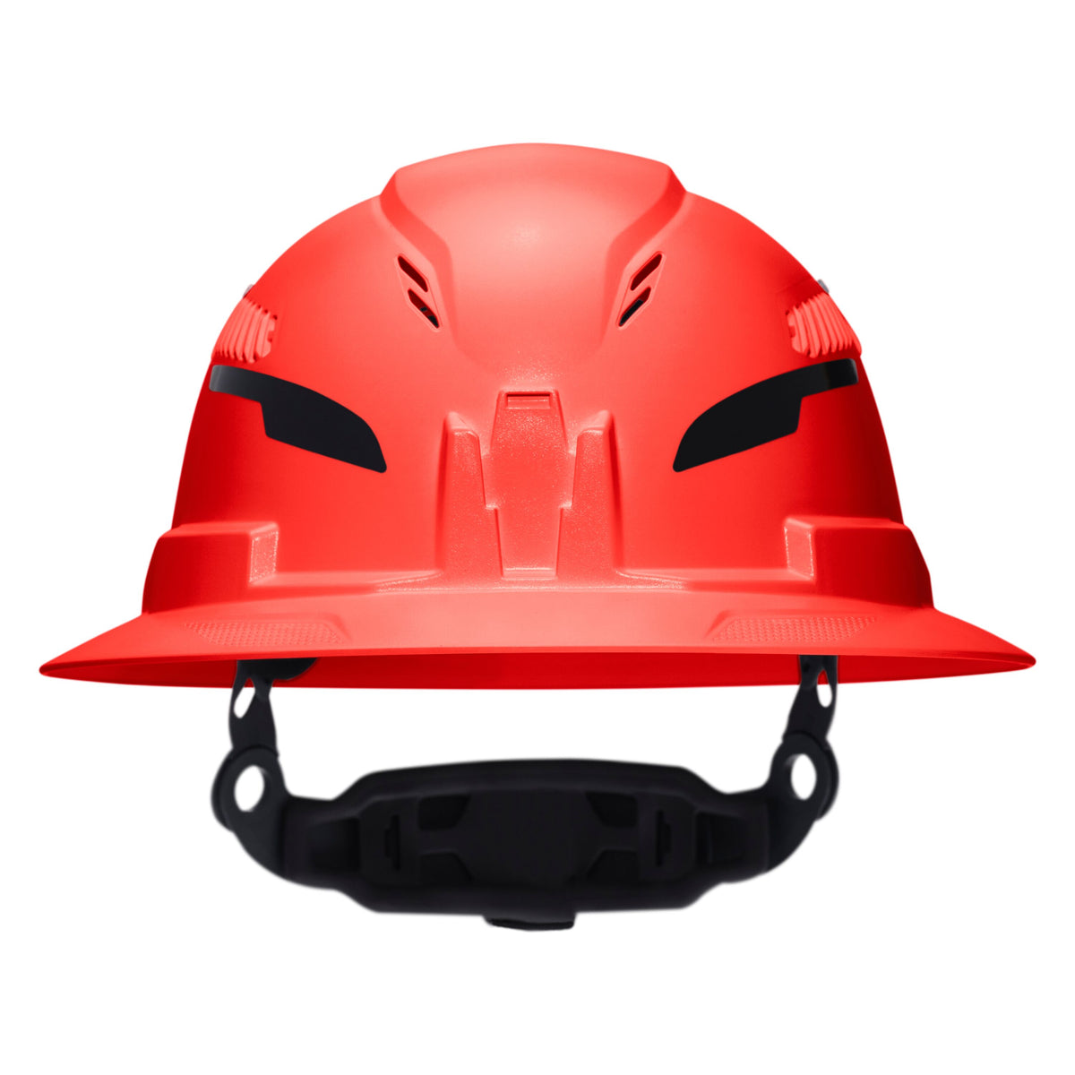 Klein Tools 60931T2 Class C Type 2 vented full brim hard hat with chin strap, high visibility orange