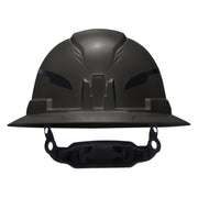 Klein Tools 60960T2 Class E Type 2 non-vented full brim hard hat with chin strap, black