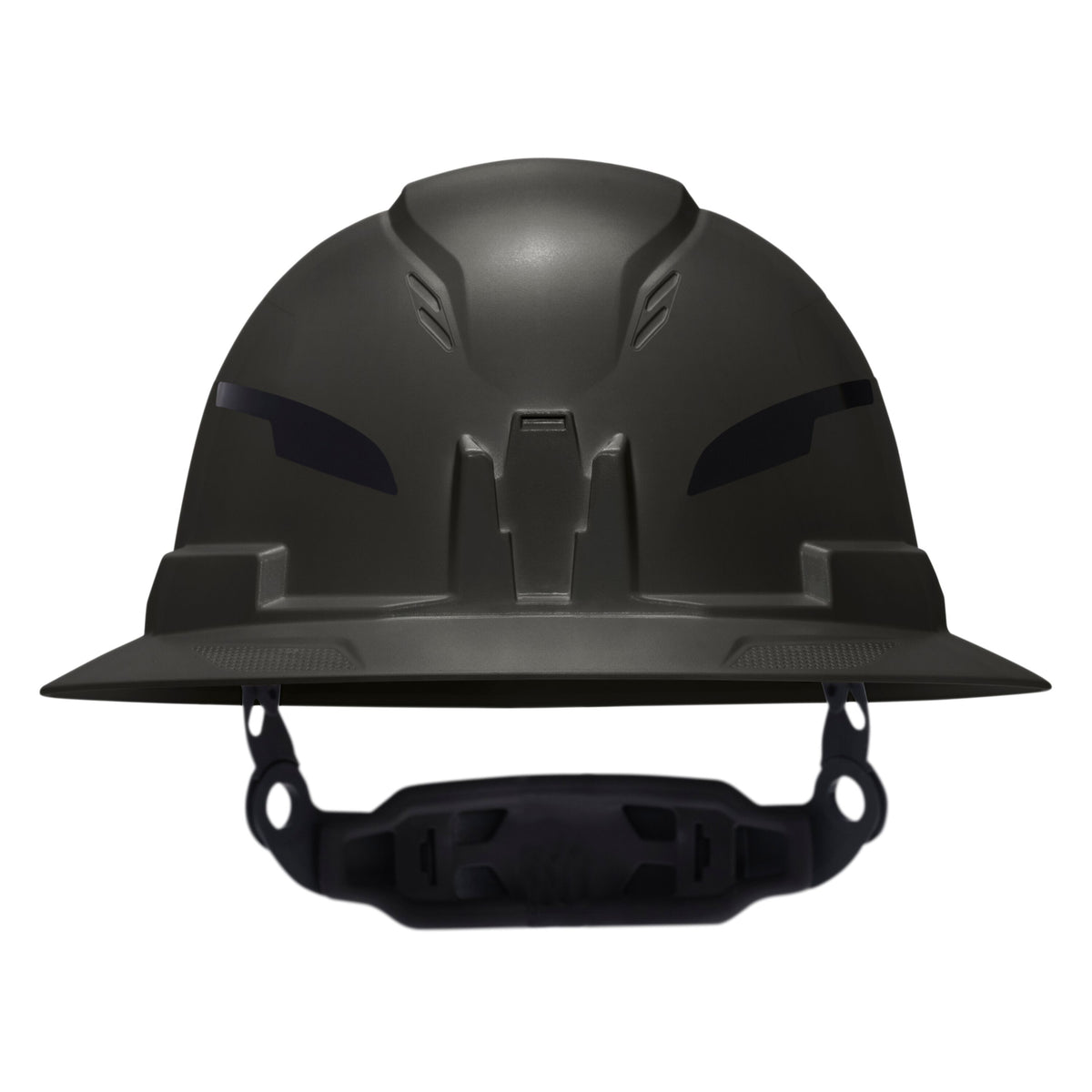 Klein Tools 60960T2 Class E Type 2 non-vented full brim hard hat with chin strap, black