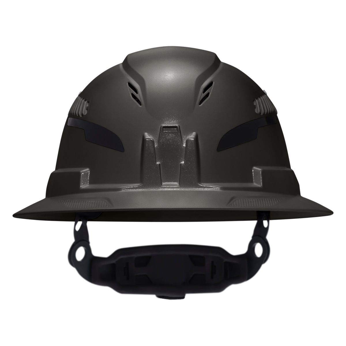 Klein Tools 60961T2 Class C Type 2 vented full brim hard hat with chin strap, black