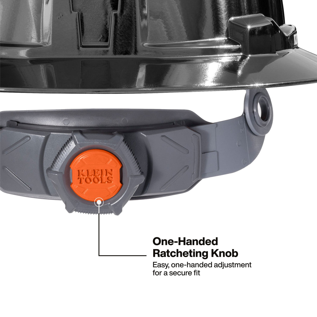 Klein Tools 60996 hard hat included rechargeable headlamp 56062