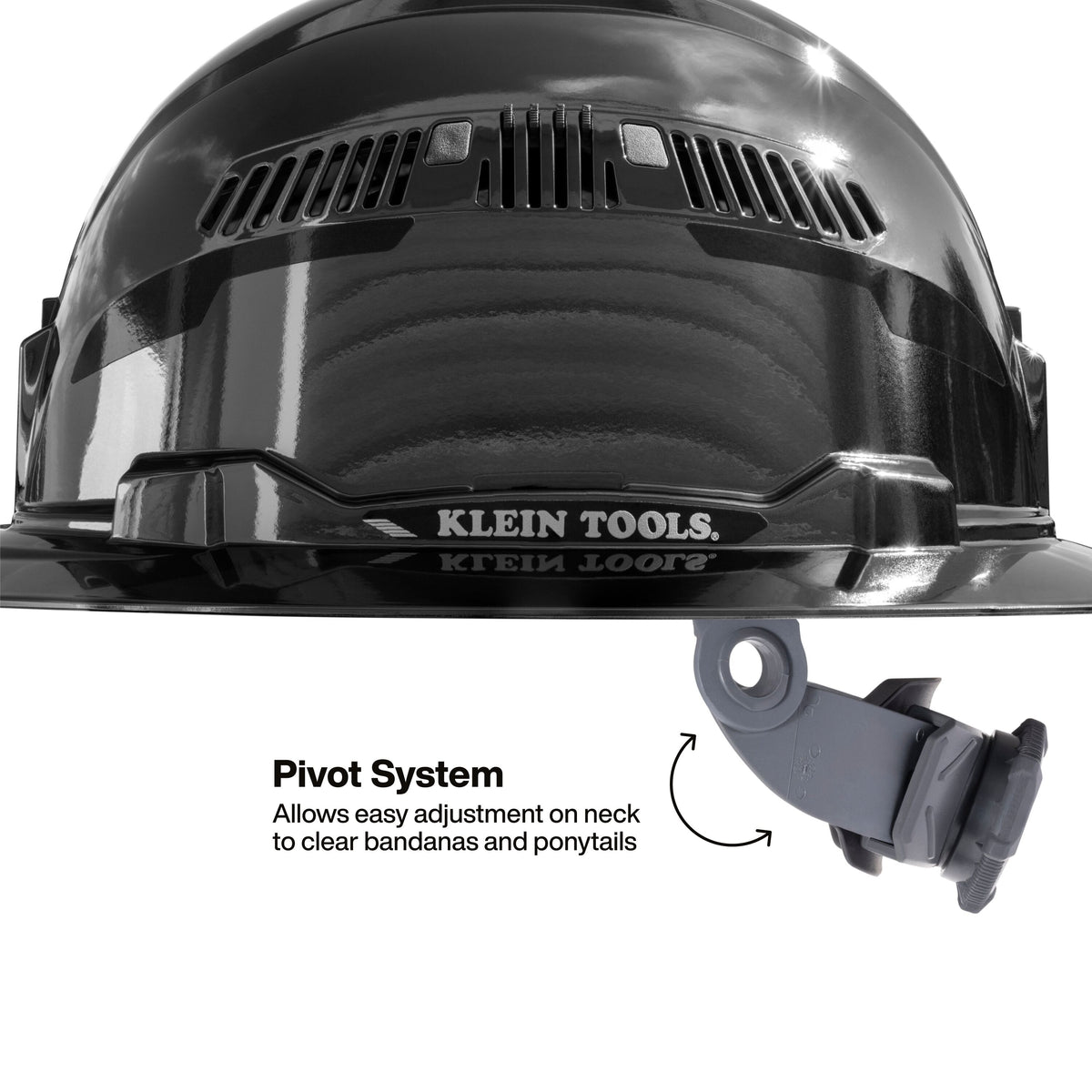 Klein Tools 60996 hard hat sweat-wicking evaporative cooling sweatband and top pad