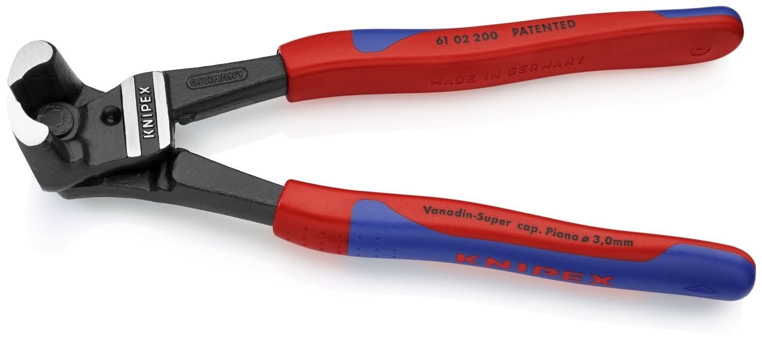 Knipex 61 02 200 High Leverage Bolt End Cutting Nippers